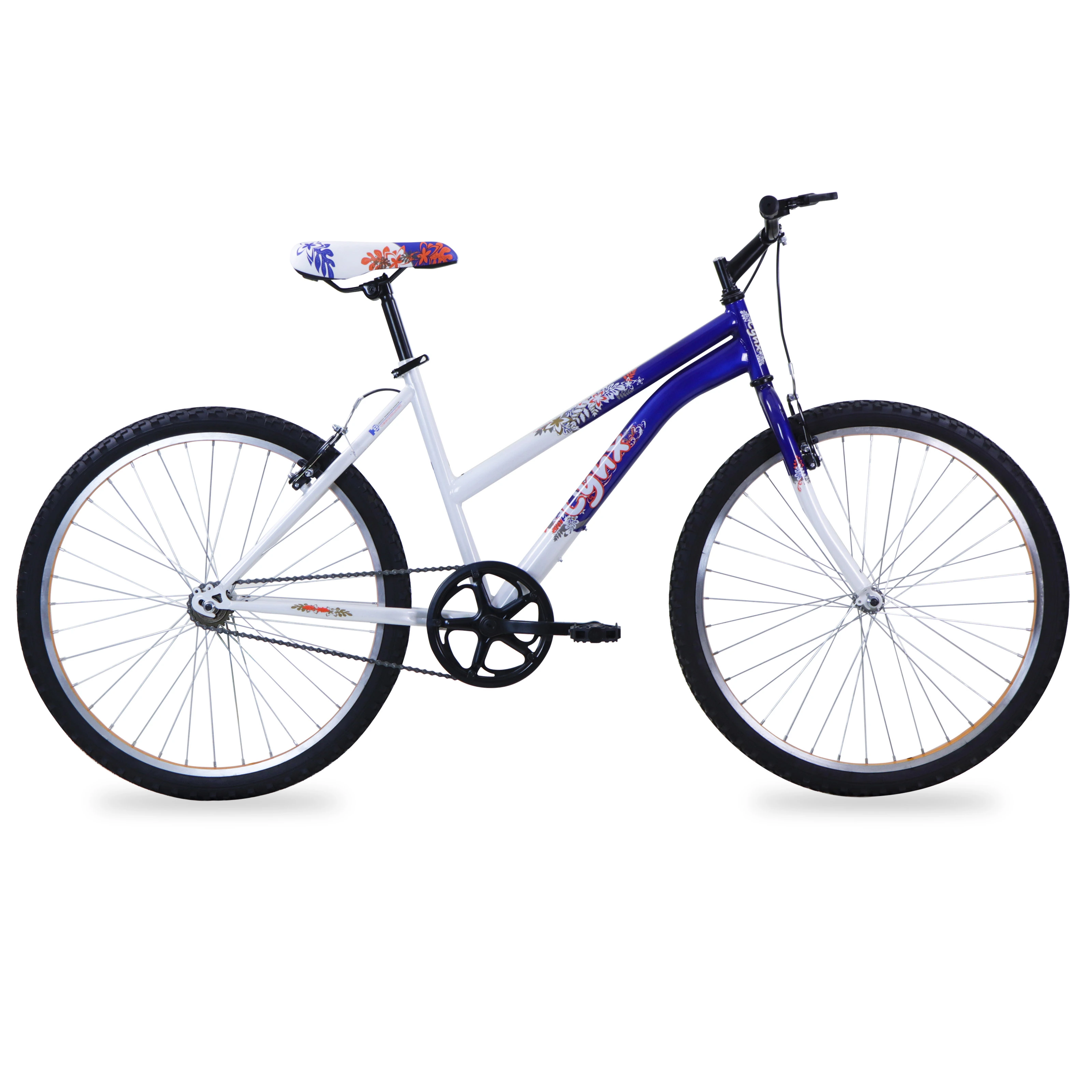 LYNX Montaña R26 1V. Mujer Frenos ”V” Acero Azul Oscuro/Blanco Talla:UN