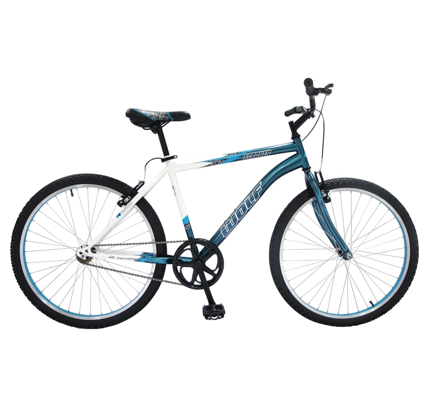 WOLF Montaña R26 1V. Hombre Frenos ”V” Acero Azul Tornasol/Blanco Talla:UN