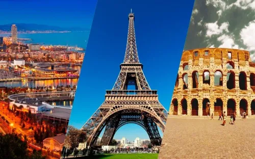 Viajes Espa&ntilde;a, Francia, Italia